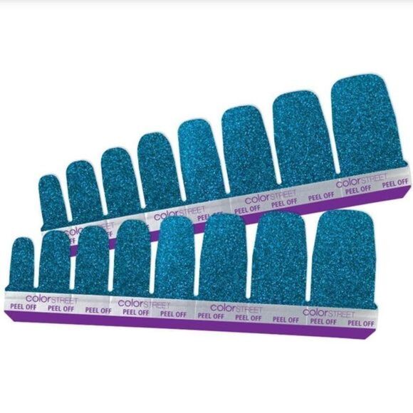 Color Street | How Swede It Is, blue Pedi set - Picture 2 of 6